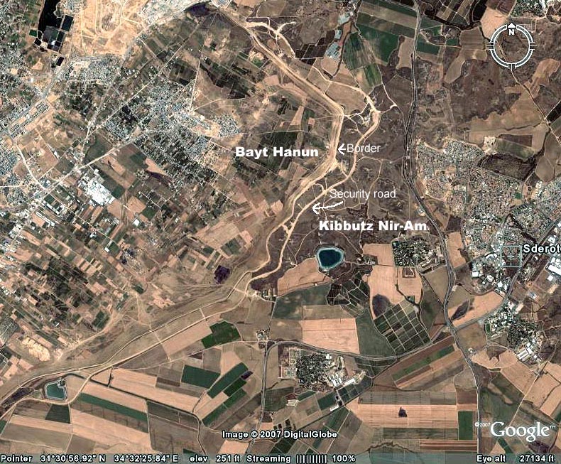 Google Earth image of Nir-Am